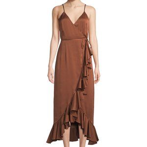 Shona Joy Ruffled Wrap Dress